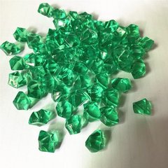 14*11mm Зеленый Кристалл/камень (10шт.)