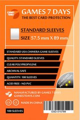 Протекторы Games7Days (57.5 x 89 мм) Standard USA Chimera, 100шт.