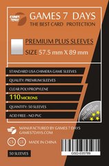 Протекторы Games7Days (57.5 x 89 мм) Premium Plus USA, 50шт.