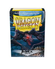 Протекторы Dragon Shield Sleeves: matte Black (66x91 мм)