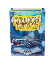 Протекторы Dragon Shield Sleeves: matte Blue (66x91 мм)