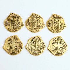 Набор монет Дублоны (50шт.) Золото