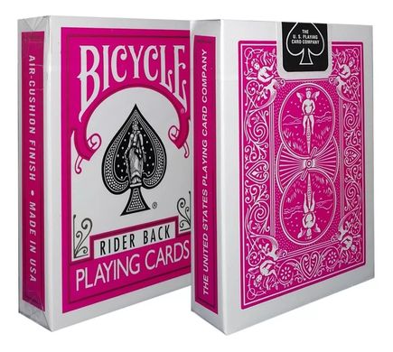 Карты игральные Bicycle Rider Back (fuchsia)