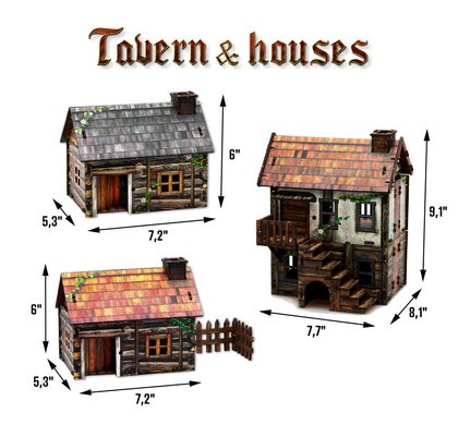 Constructions Set - Tavern & Houses